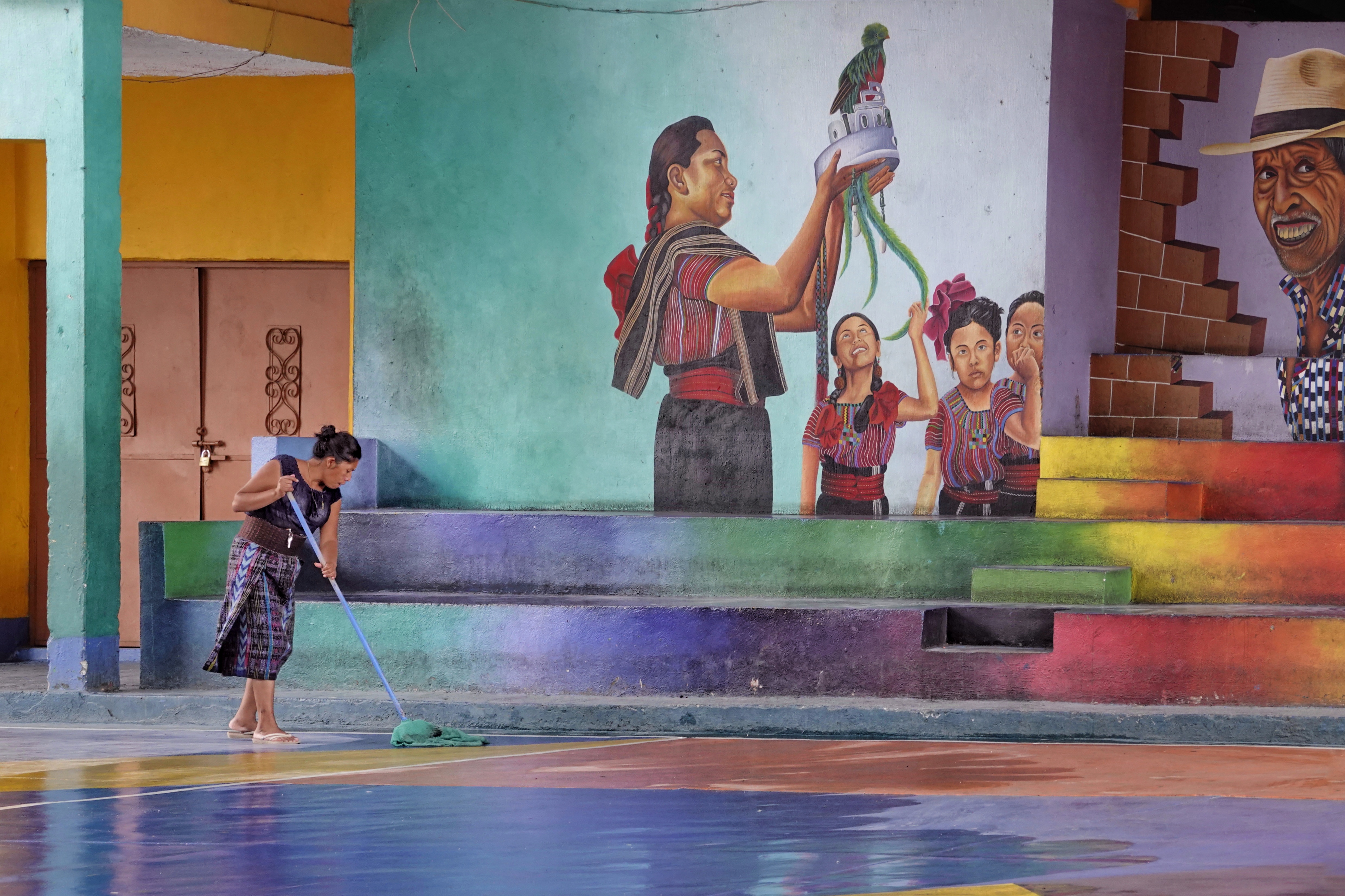 Fresques murales au Guatemala